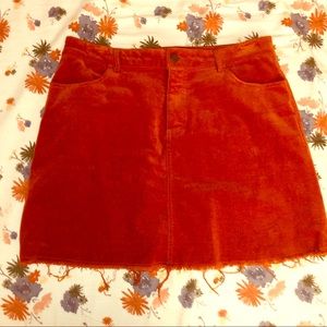 Corduroy skirt